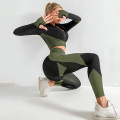 Seamless Yoga 3PCS Set Leggings