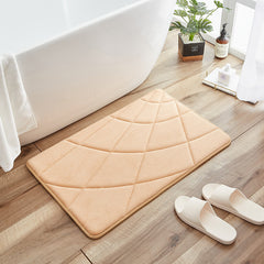 Memory Foam Absorbent Bathroom Entrance Non-slip Mat