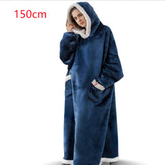 Warm Winter Hoodie Blanket with Pockets Unisex