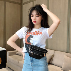 Diagonal Chain Trendy Waist Bag Unisex