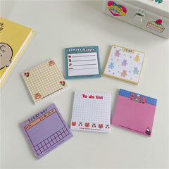 Cartoon Cute Bear Series Sticky Notes 