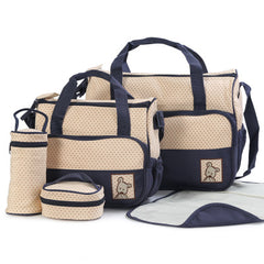 Mom's Diaper Bag Set with Bottle Holder