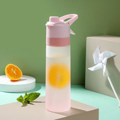 Spray Water Bottle For Girls Outdoor Sport Fitness Water Cup Large Capacity