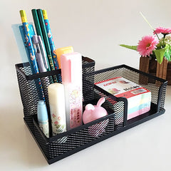 Pen Holder Desktop Storage Iron Art