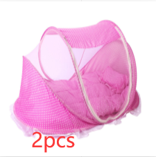 Foldable Baby Bed Net Pillow Set