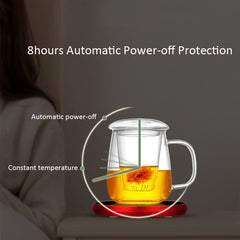 Adjustable Electric Coffee Warmer with Touchpad