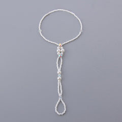 Niche Design Beach Pearl Stretch Anklet