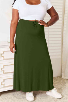 Soft Rayon Maxi Skirt: Double Take