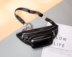 Diagonal Chain Trendy Waist Bag Unisex