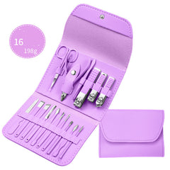 Pro Nail Care Set: Scissors, Clippers, Spoon