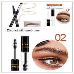 Versatile Four-Head Liquid Eyebrow Pencil