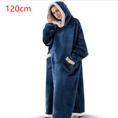 Warm Winter Hoodie Blanket with Pockets Unisex