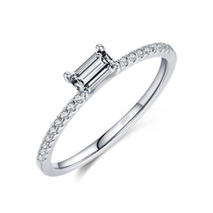 S925 Sterling Silver Micro-Inlaid Finger Ring