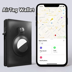 Anti-Theft AirTag Wallet with RFID