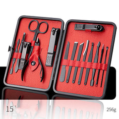 Pro Nail Care Set: Scissors, Clippers, Spoon