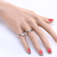 Fashion Personality Sterling Silver Couple Rings