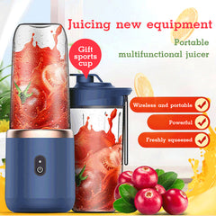 Portable 6-Blade USB Blender Juicer