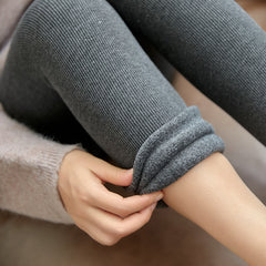 Warm High-Waist Stripes Leggings