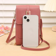 Transparent Multifunctional Women's Shoulder Phone Bag