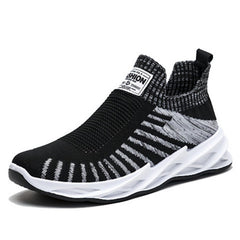 Mesh Stripe Sneakers Lightweight Men's Comfort