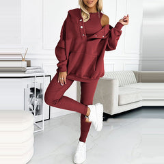 Women's 3-Piece Sports Suit Ensemble