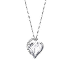 925 Sliver Heart Shaped Necklace