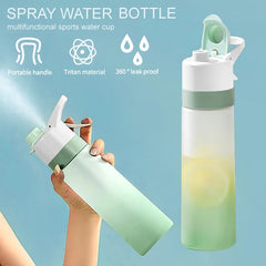 Spray Water Bottle For Girls Outdoor Sport Fitness Water Cup Large Capacity