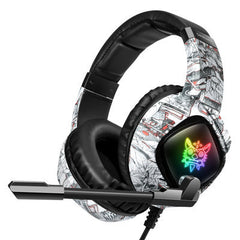 Headphones RGB Light Subwoofer Wired