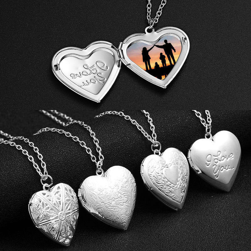 Personalized Carved Love Necklace Heart-shaped Pendant