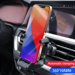 Seat Shape Car Phone Holder Air Vent Mobile Phone Clip 360 Degree Rotatable