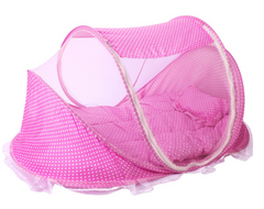 Foldable Baby Bed Net Pillow Set