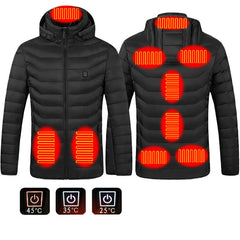 USB Heated Jacket Winter Thermal Comfort