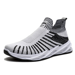 Mesh Stripe Sneakers Lightweight Men's Comfort