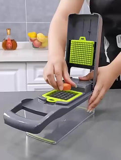 Versatile 12-in-1 Vegetable Chopper Slicer