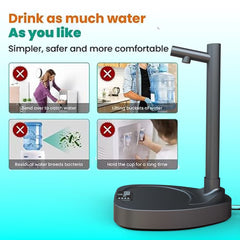 Rechargeable Desktop Water Dispenser with Stand