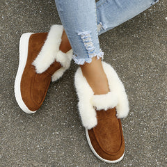 Warm Plush Winter Snow Ankle Boots