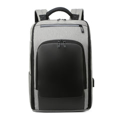 Men On Business Computer Backpack USB Reflective Strip