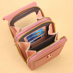 Transparent Multifunctional Women's Shoulder Phone Bag