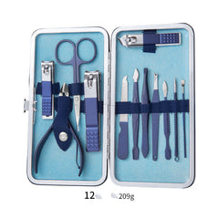 Pro Nail Care Set: Scissors, Clippers, Spoon