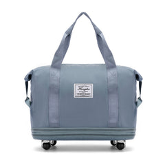 Double-Layer Universal Wheel Travel Handbag