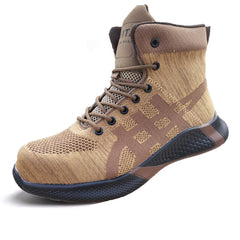 Winter Plush Boots Men Safety Shoes