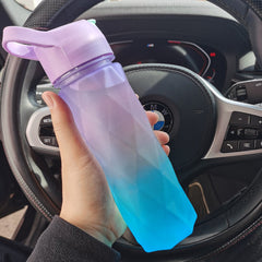 Spray Water Bottle For Girls Outdoor Sport Fitness Water Cup Large Capacity