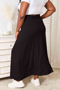 Soft Rayon Maxi Skirt: Double Take