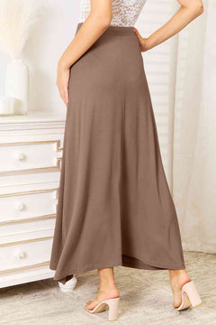 Soft Rayon Maxi Skirt: Double Take