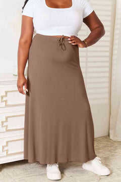 Soft Rayon Maxi Skirt: Double Take